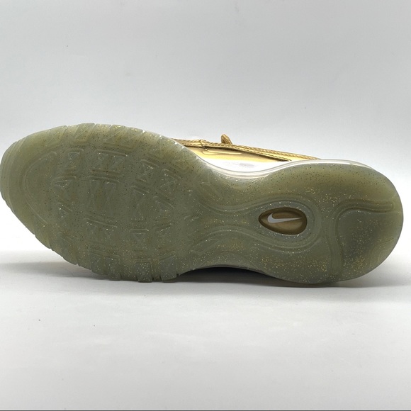 Nike Air Max 97 Metallic Gold Women's Running Sneakers - Picture 8 of 13